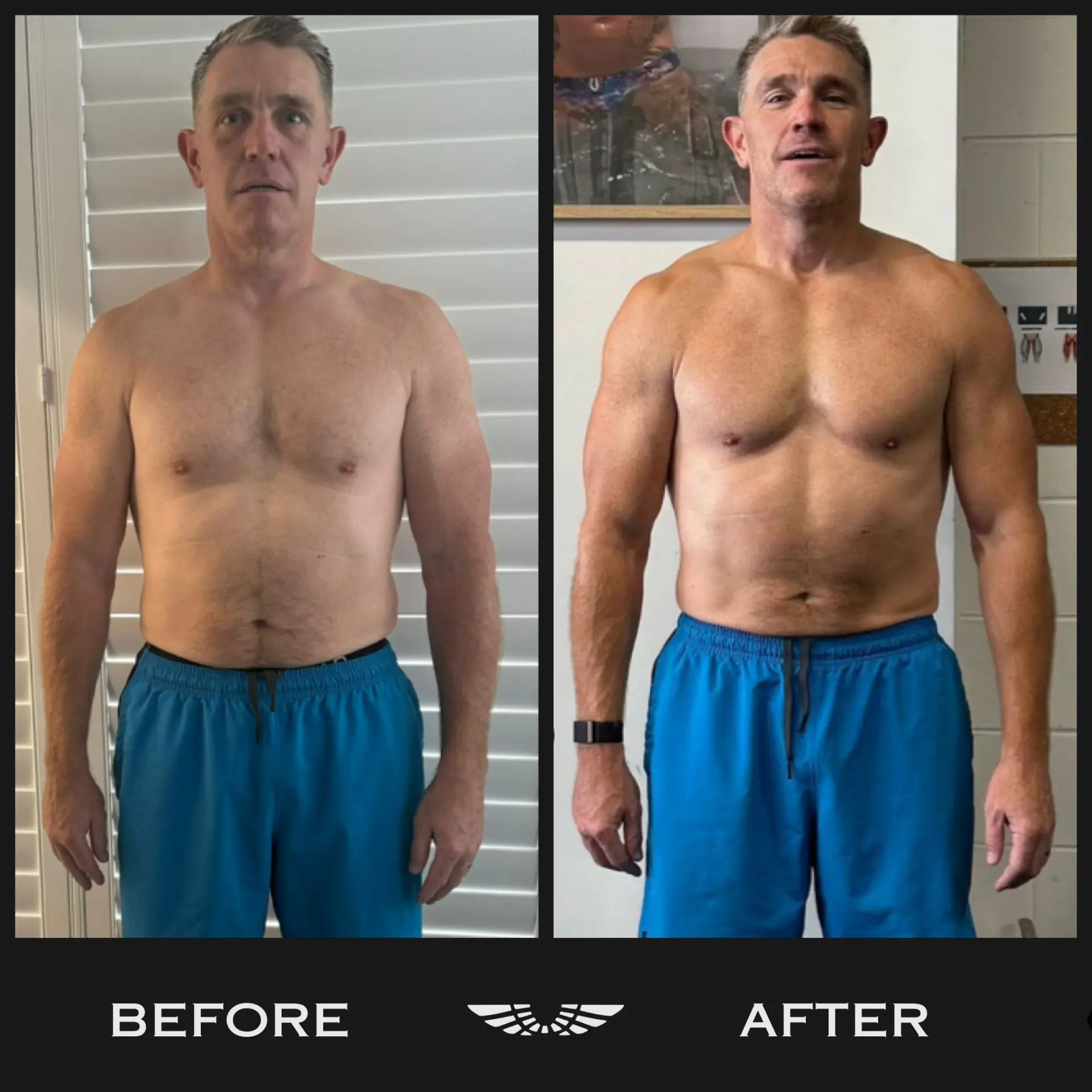 Icarus Project client 16 before and after