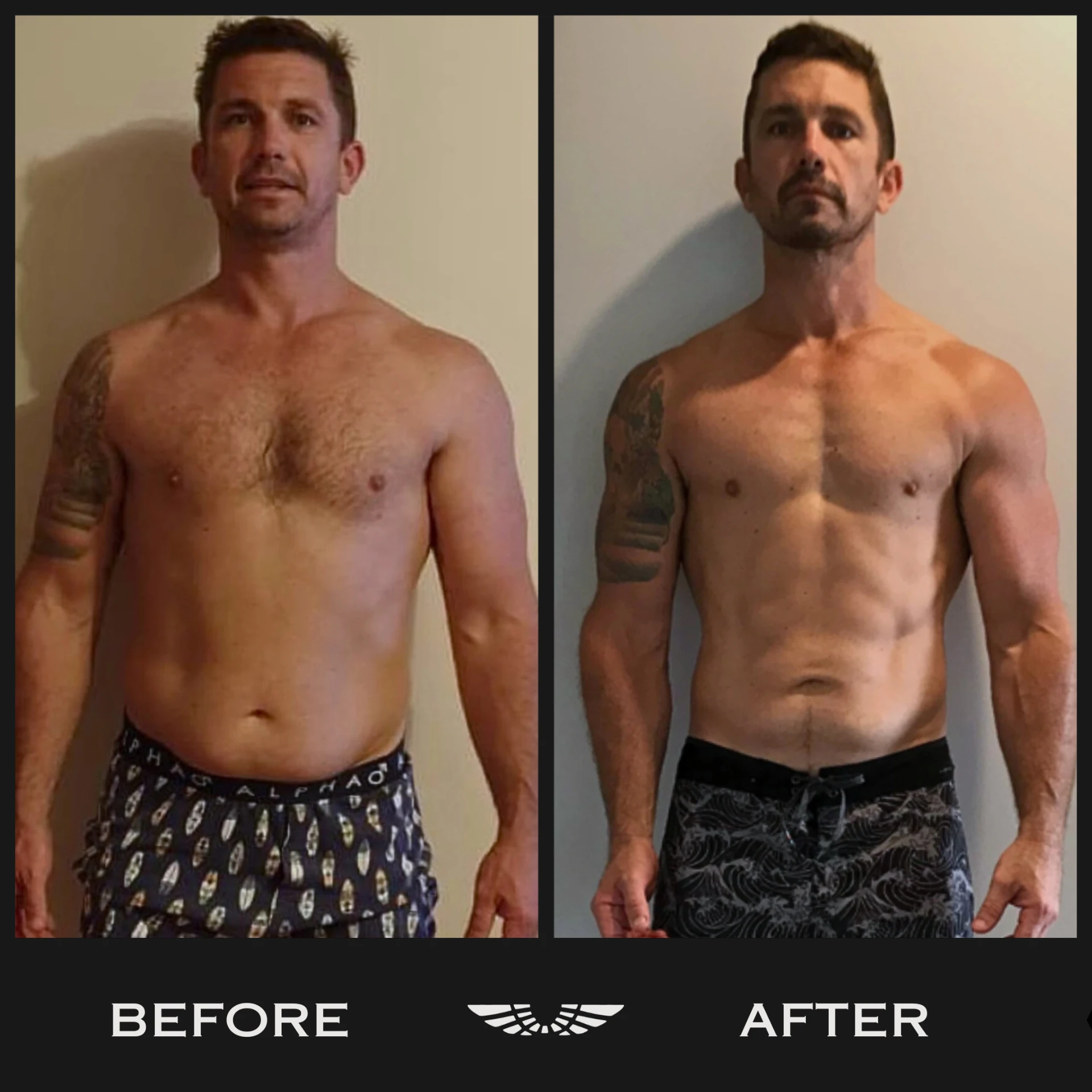 Icarus Project client 18 before and after