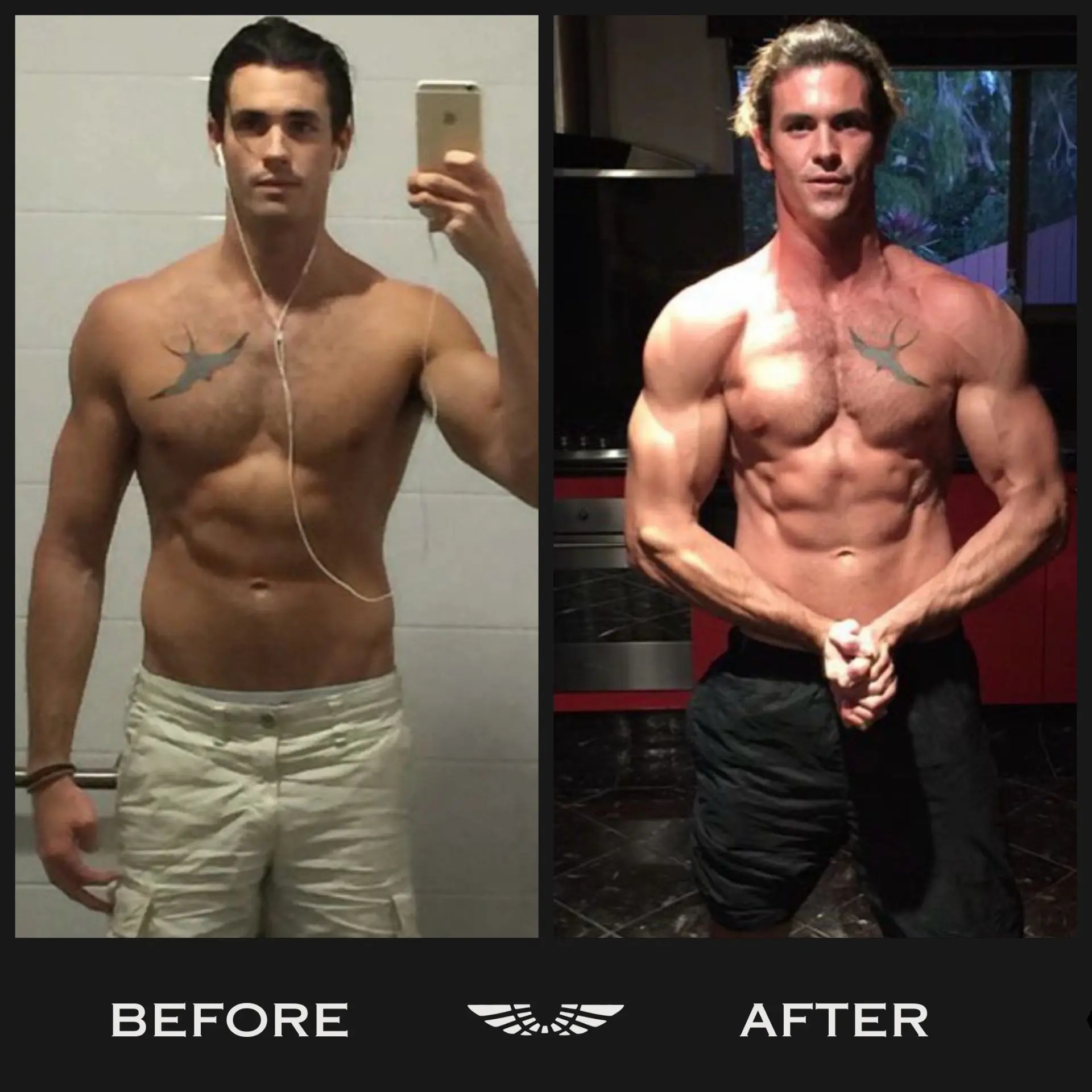 Icarus Project client 12 before and after