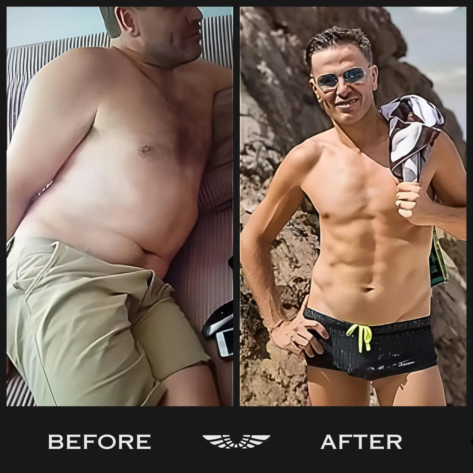 Icarus Project client 4 before and after