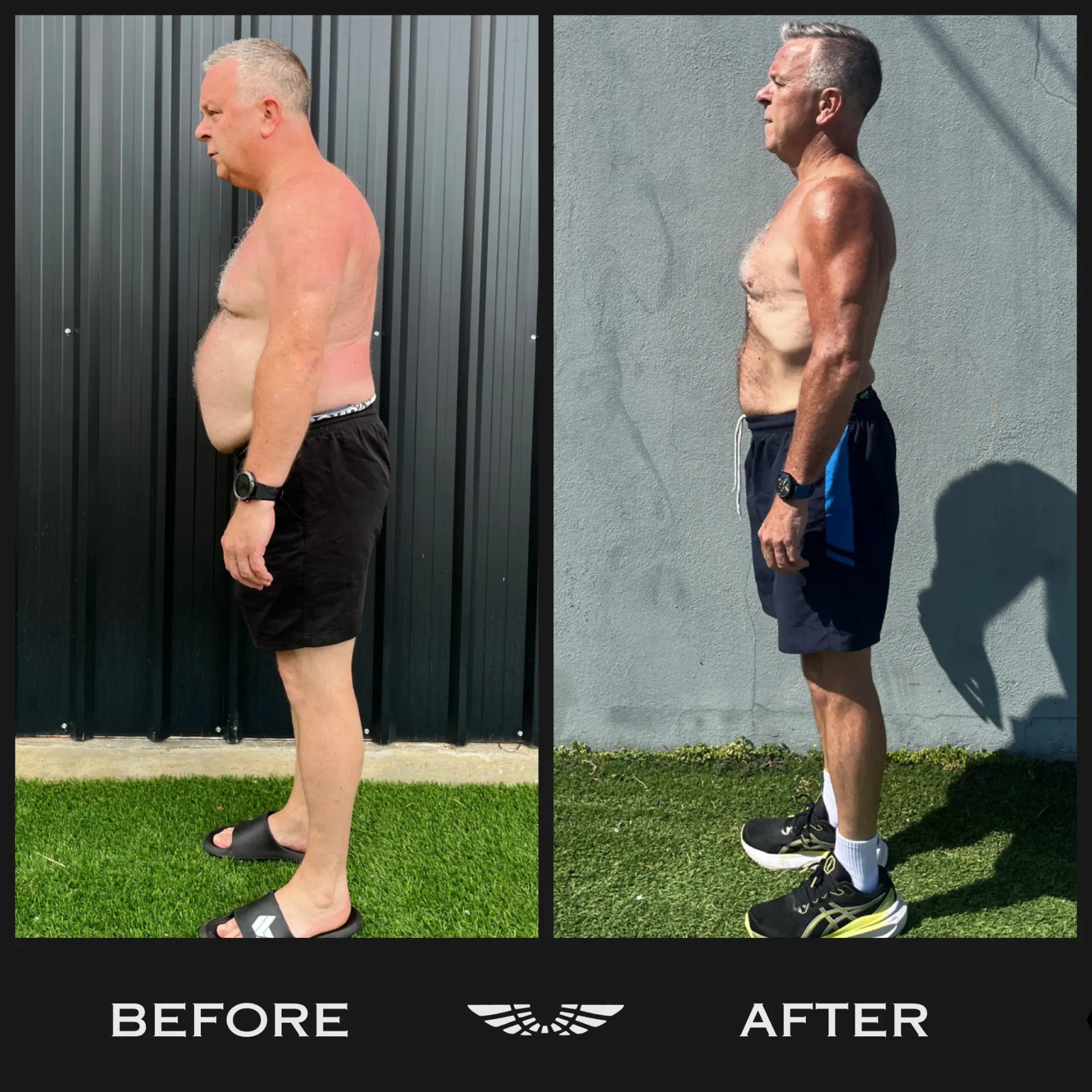 Icarus Project client 13 before and after